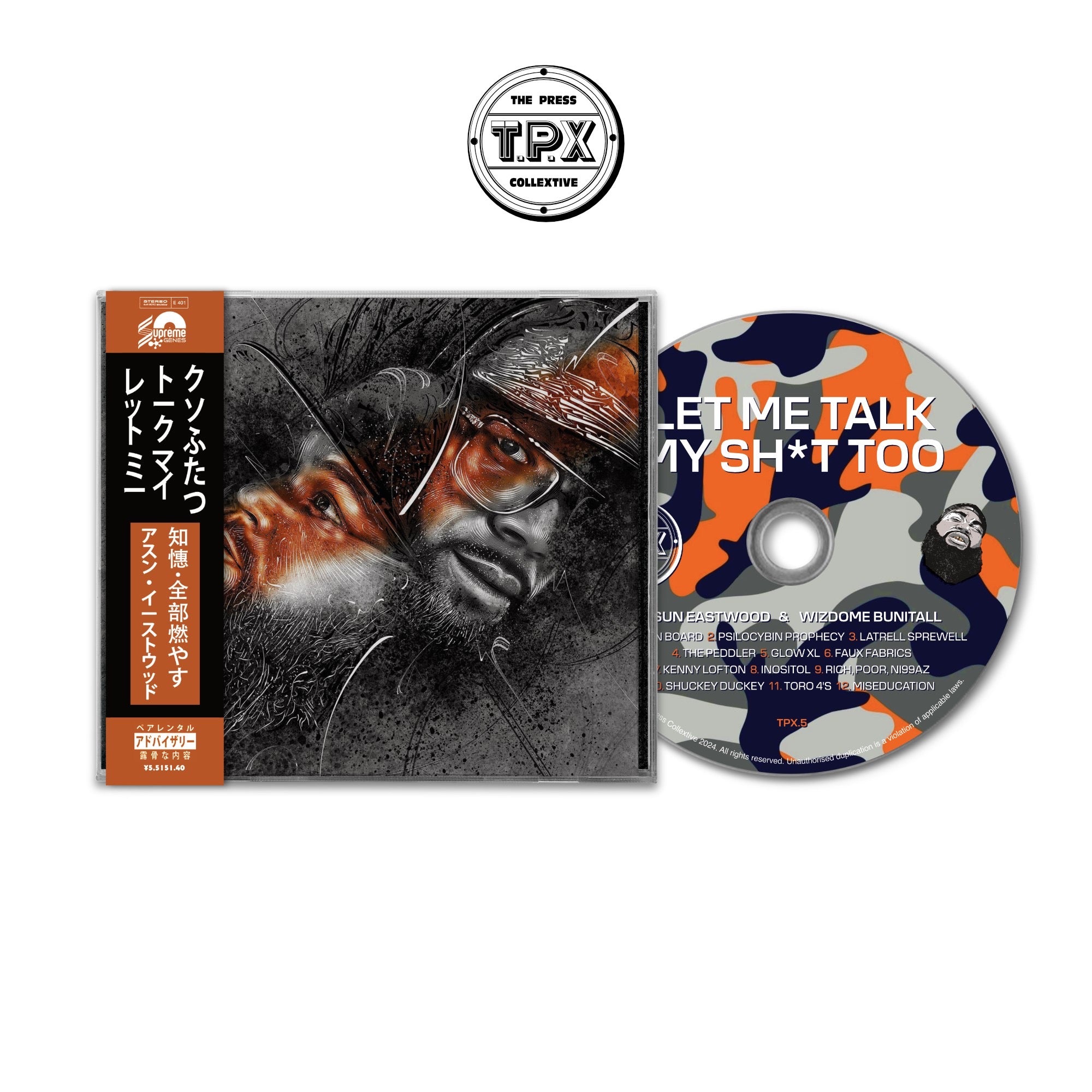 Asun Eastwood x Wisdom Bunitall Let Me Talk My Sh*t Too ( Glass