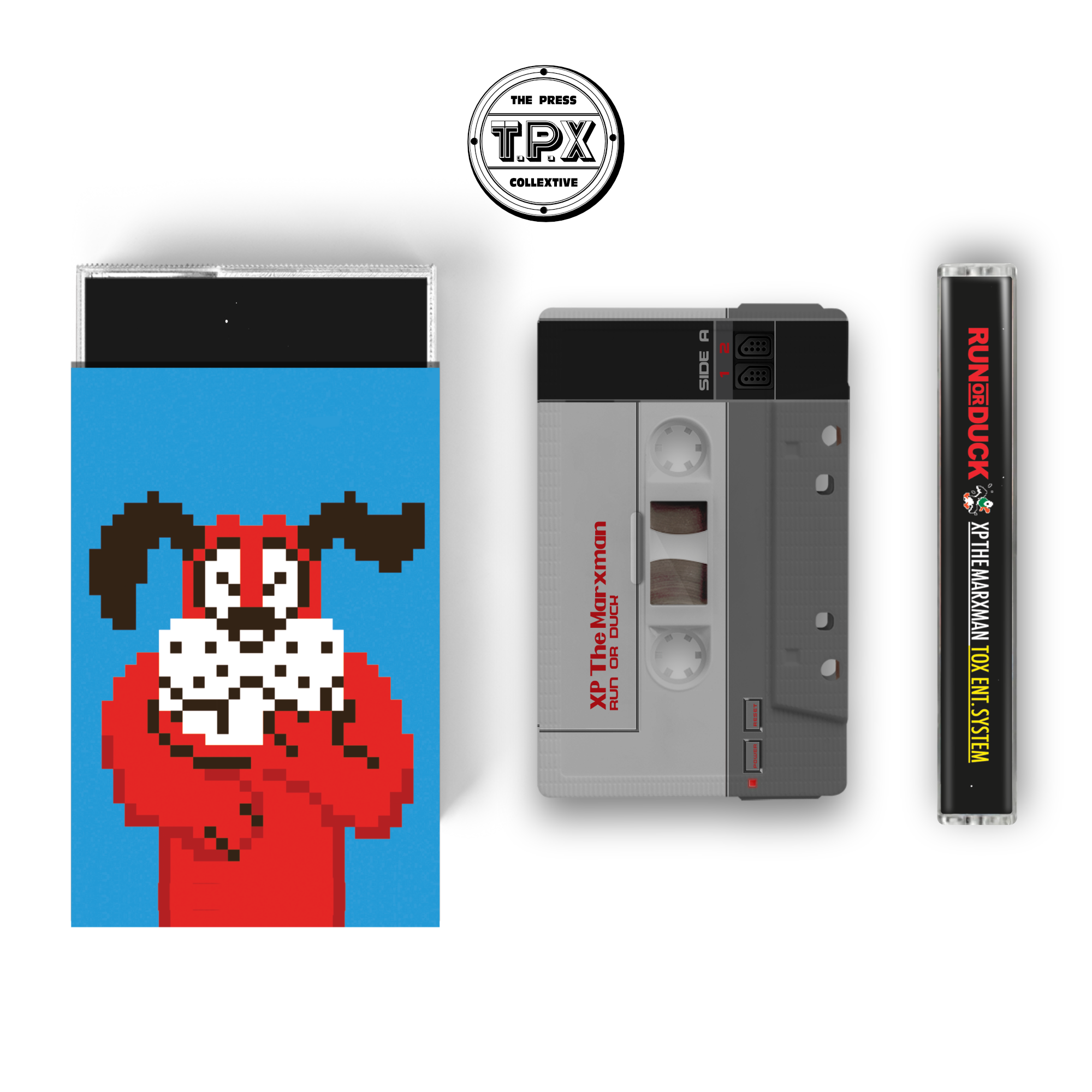 Run or Duck By Xp The Marxman and Tox Premium Duck Hunt Dog  o card NES console cassette tape