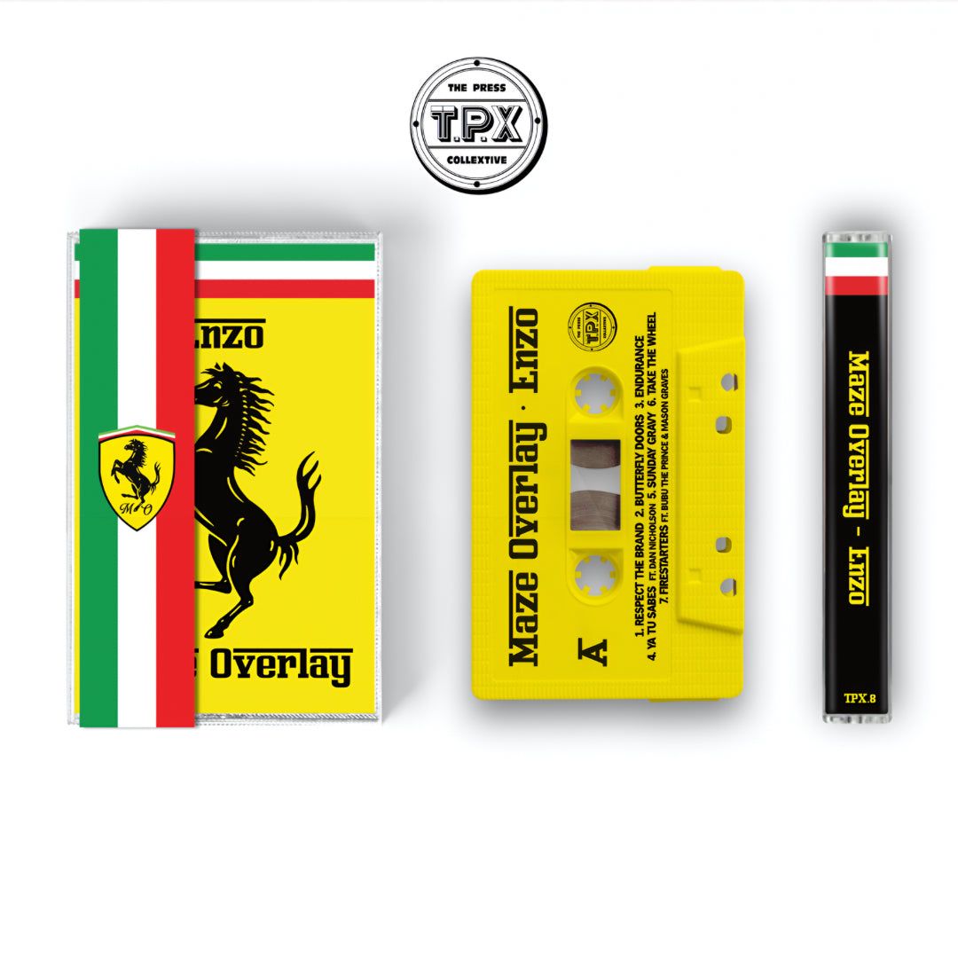 Enzo Ferrari Yellow legacy Premium obi cassette tape