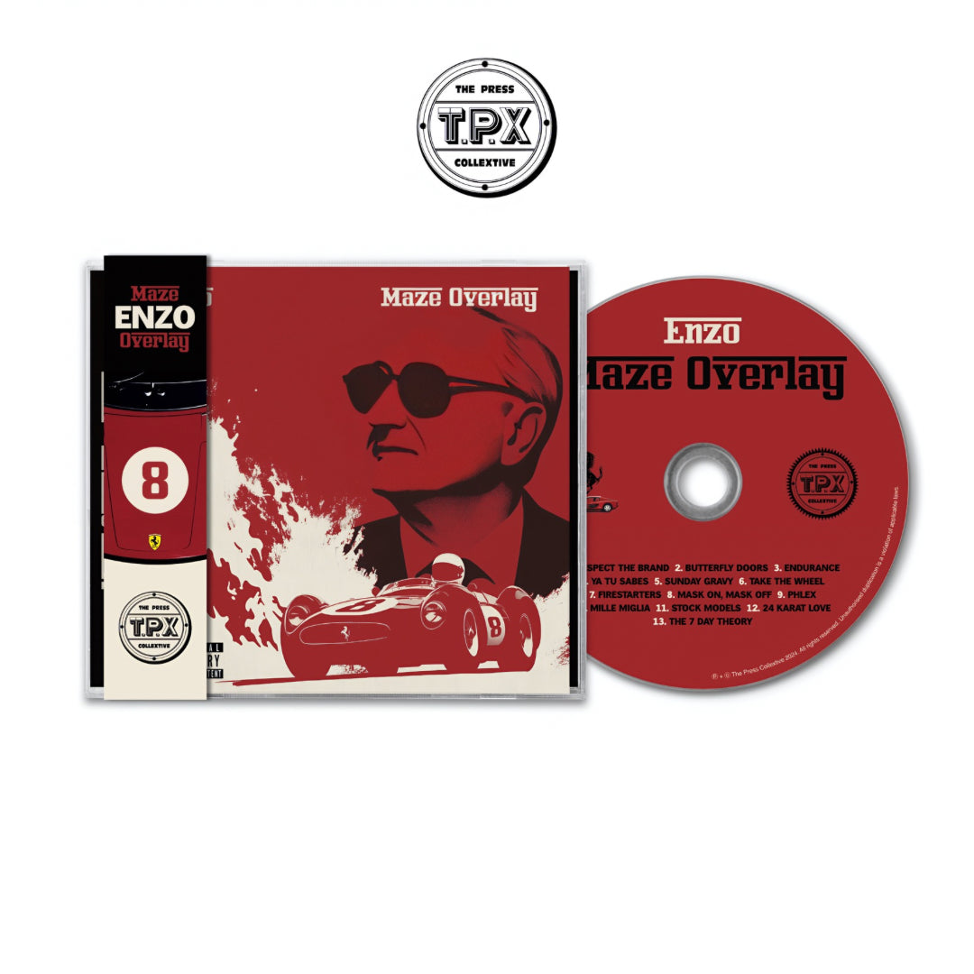 Enzo Glass Mastered 1957 Mille Miglia Blood Red obi cd