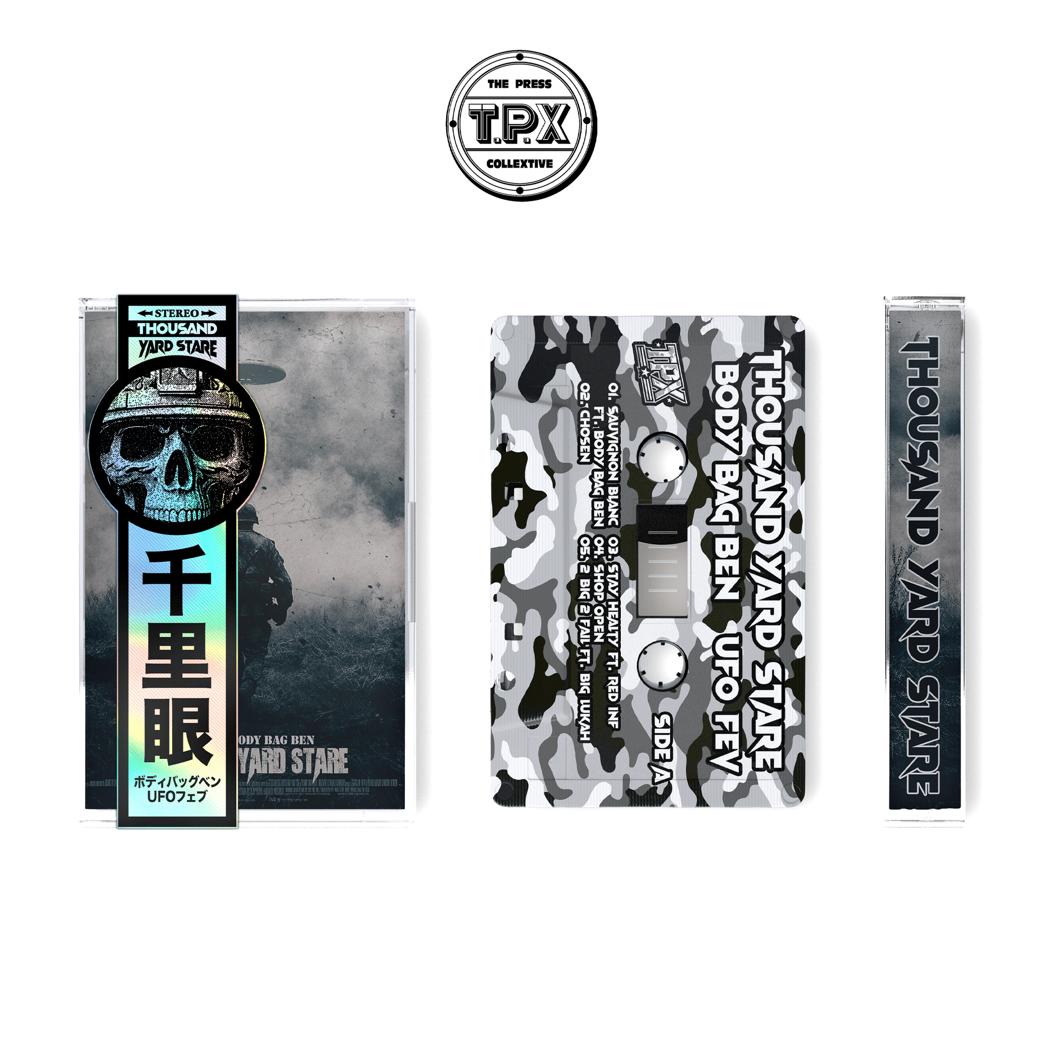 Thousand Yard Stare Holographic custom OBi cassette tape