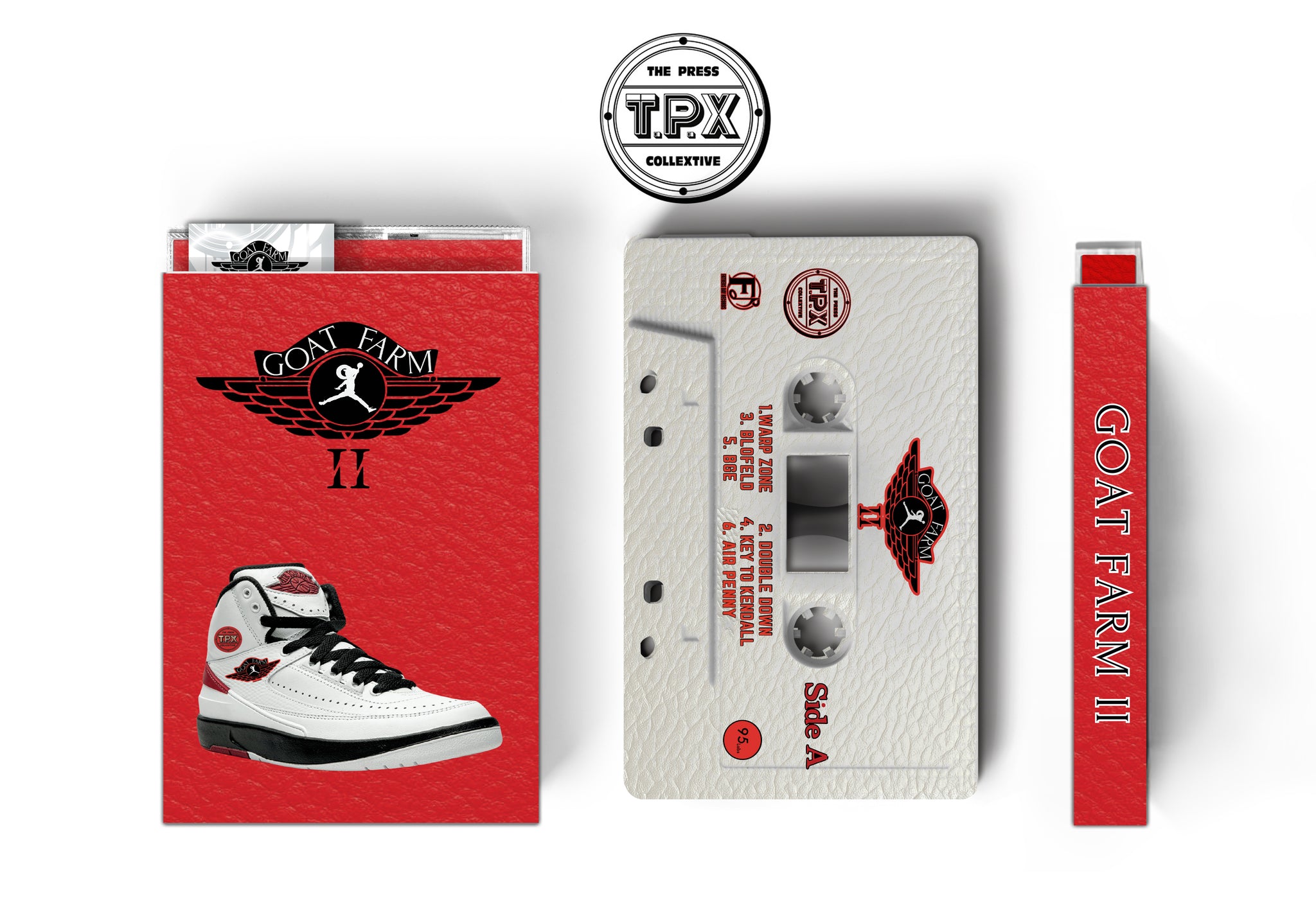 SHOTTIE X TeV95 GOAT FARM II J 2 OG O CARD WITH AIR WHITE CASSETTE.