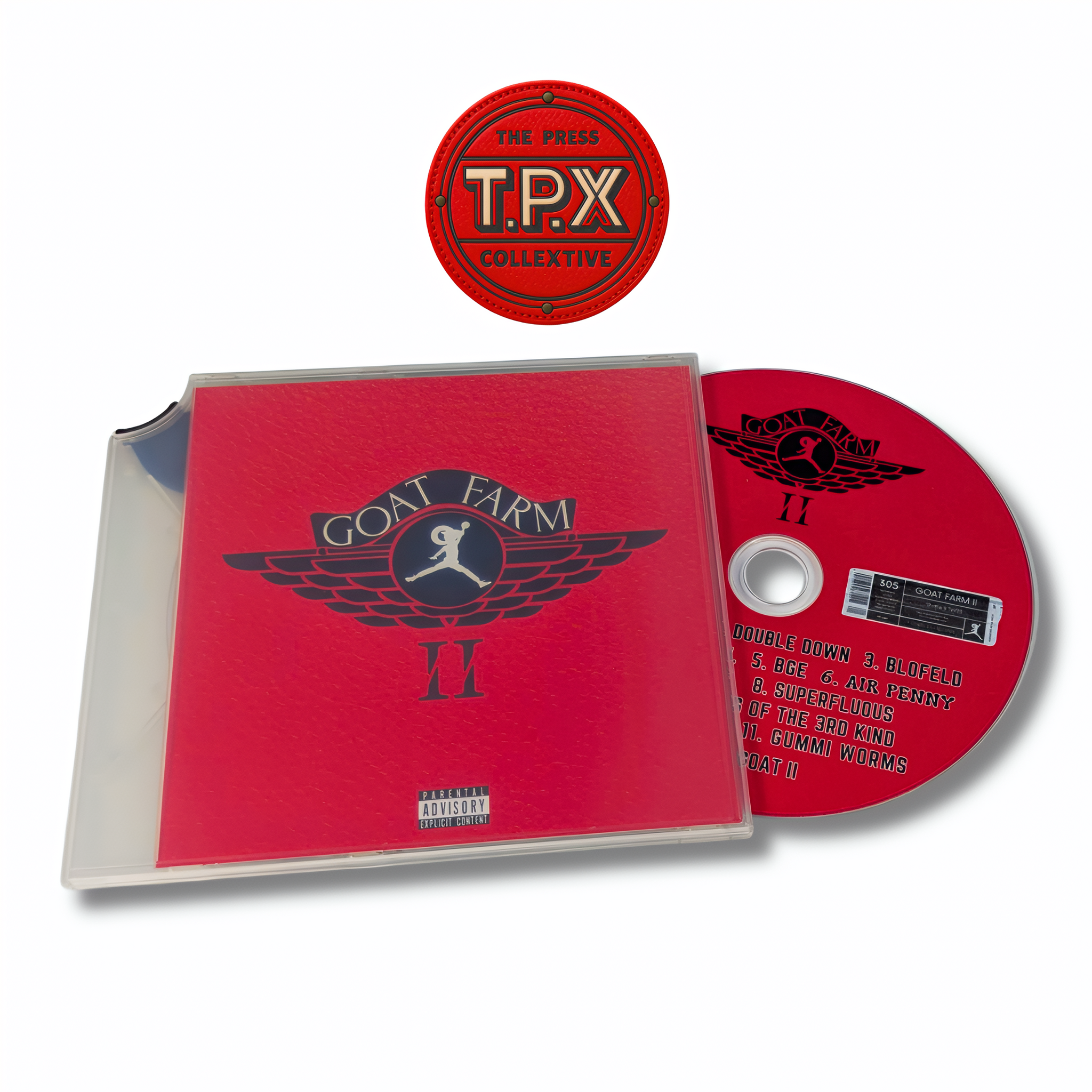 SHOTTIE X TeV95 GOAT FARM II TPX CD TRIGGER CASE WITH J RED COVER