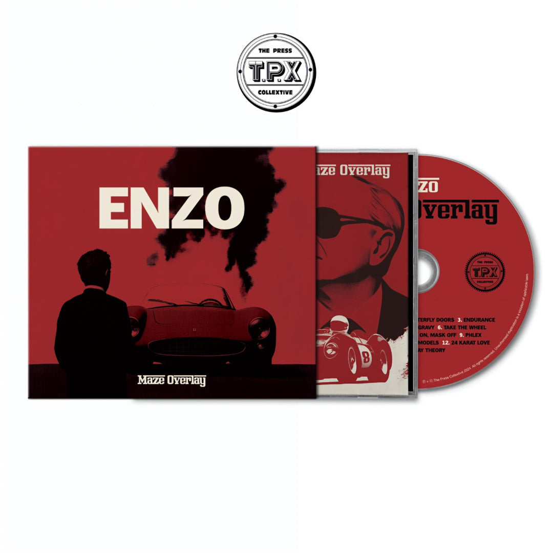 Enzo Glass Mastered 157 Mille Miglia Blood red o card cd numbered