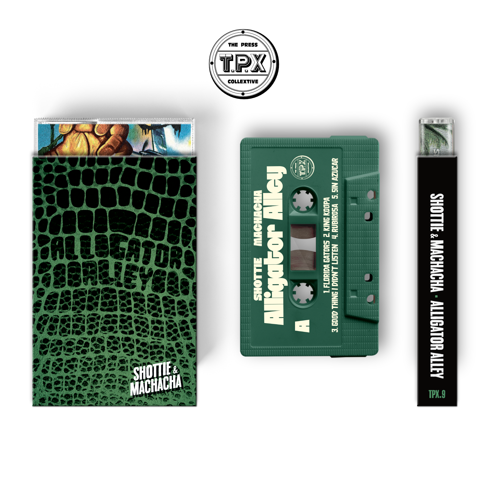 Shottie Alligator Alley limited edition O-Card cassette