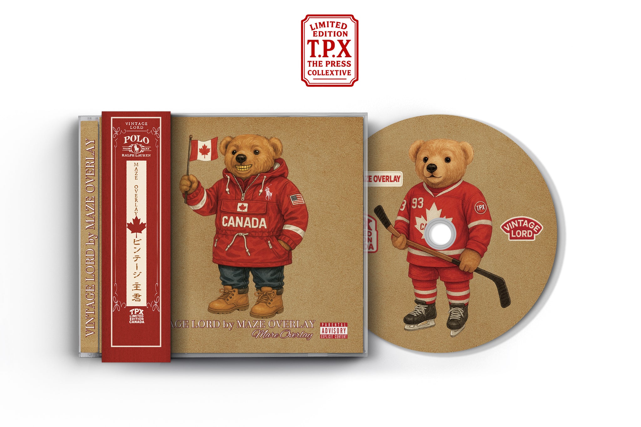 MAZE OVERLAY Vintage Lord Red Snow: Limited Edition Canadian Lo OBI CD