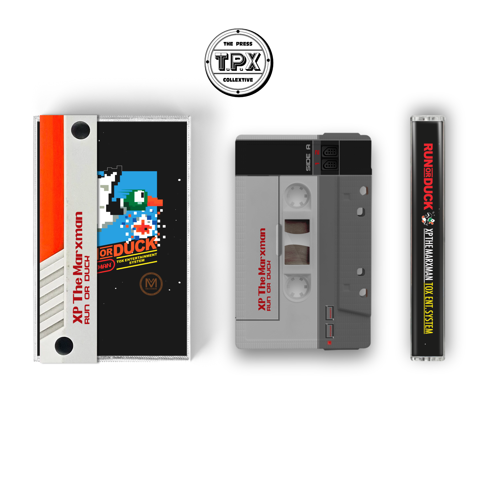 Run or Duck By Xp The Marxman and Tox Premium Duck Hunt Gun obi NES console cassette tape