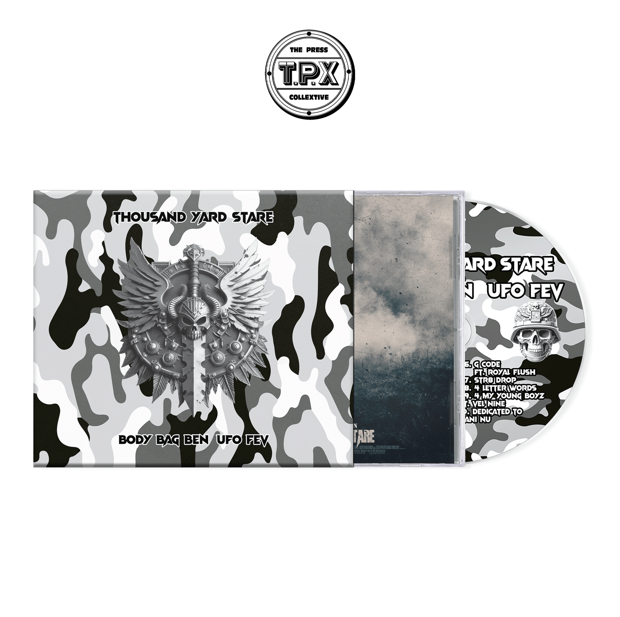 Thousand Yard Stare Fully customized standard Camo o card cd