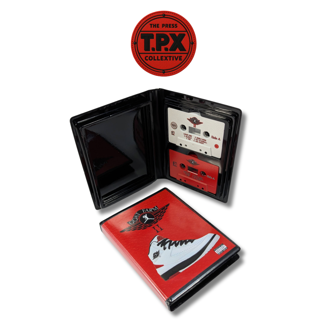 Shottie x TeV95 GOAT FARM II Jordan 2 Duo Cassette Box