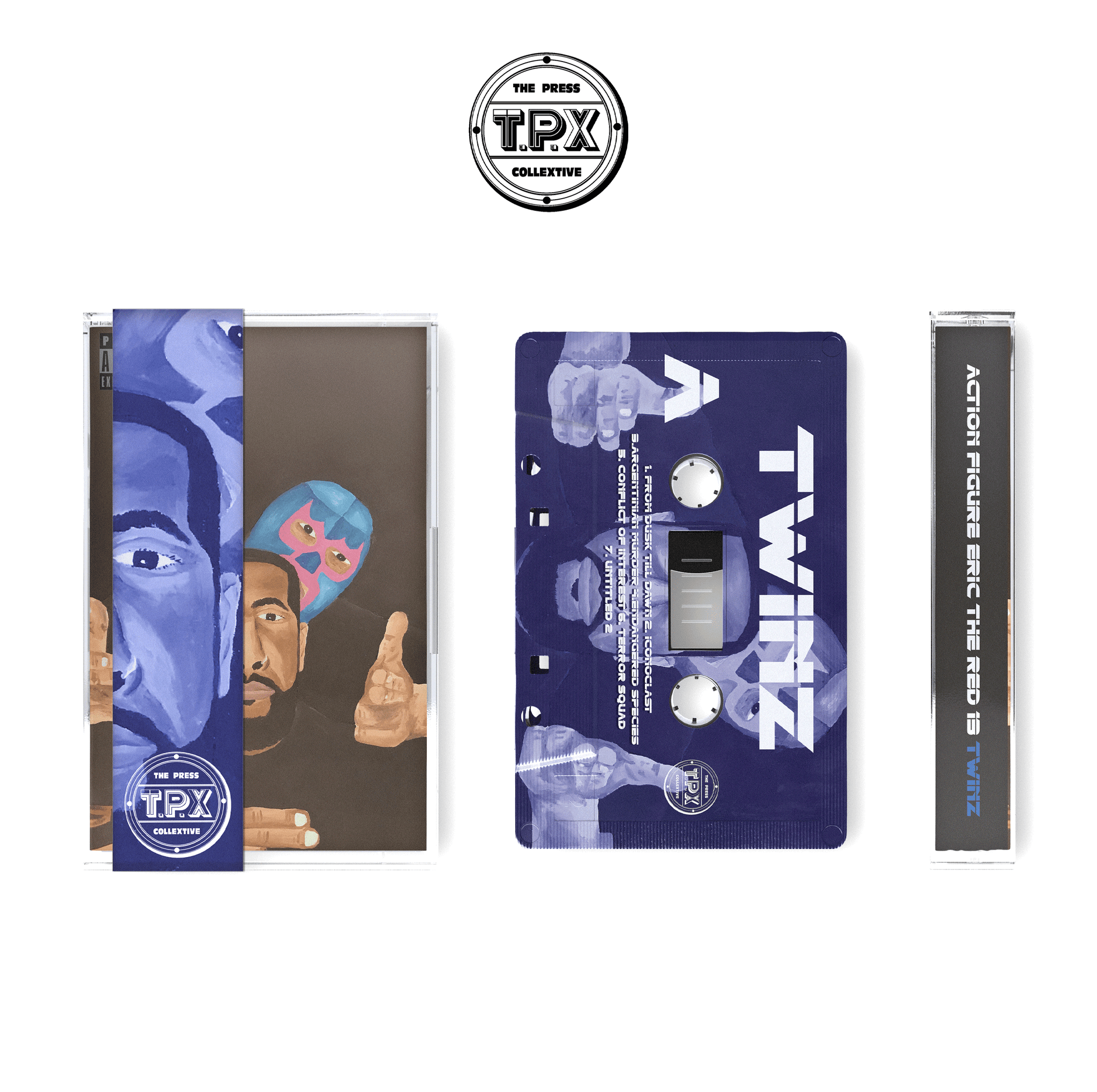 TWINZ By Action Figure and Eric the red 13 Premium numbered OBi cassette tape.