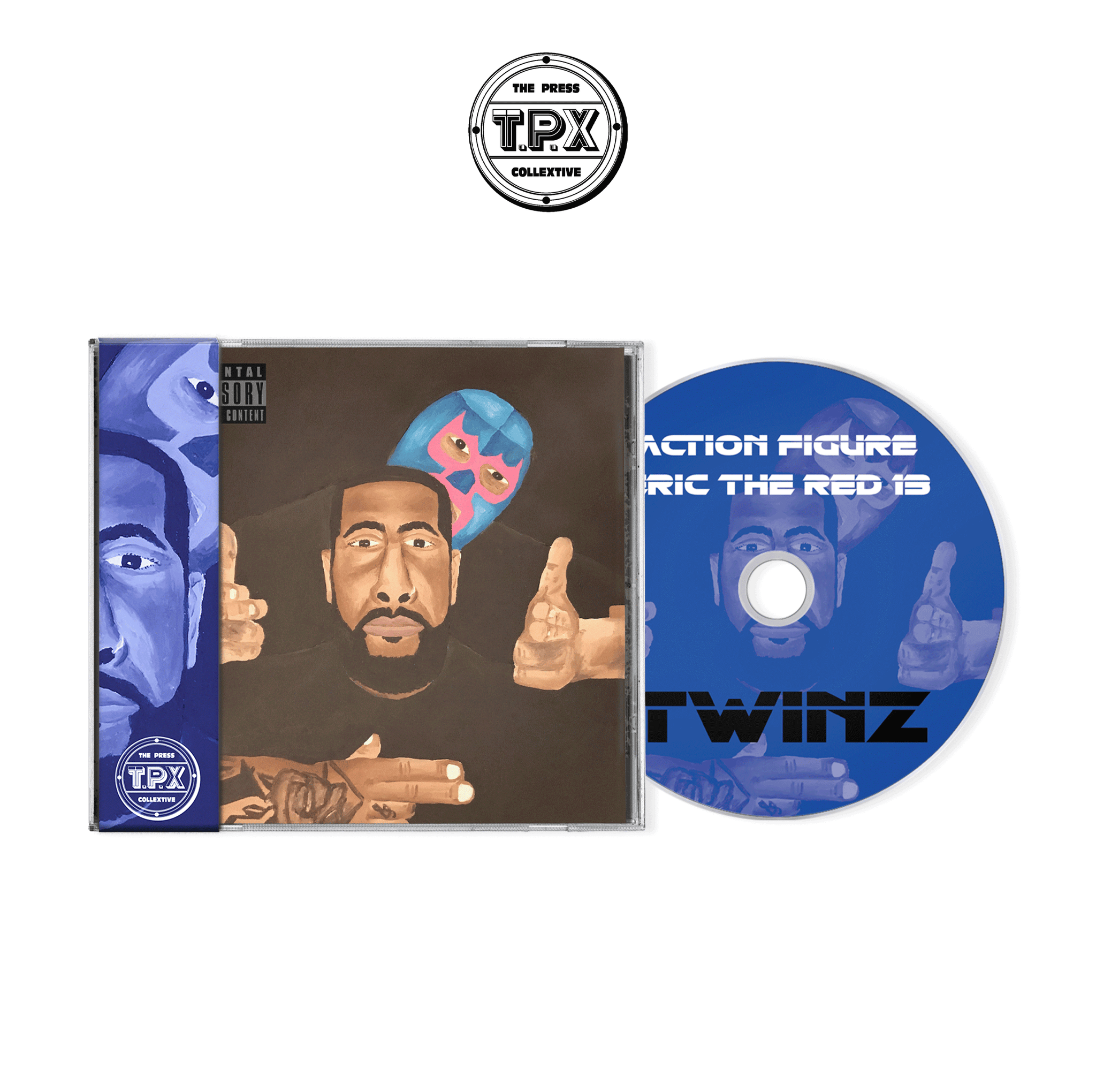 TWINZ By Action Figure and Eric the red 13 Glass mastered numbered obi cd