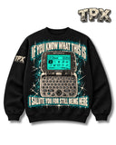 The Pager Era Crewneck Sweatshirt front